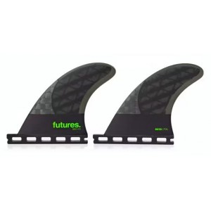 Quillas Futures Fins QD2 4.0 8020 Blackstix 3.0 Quad Rear